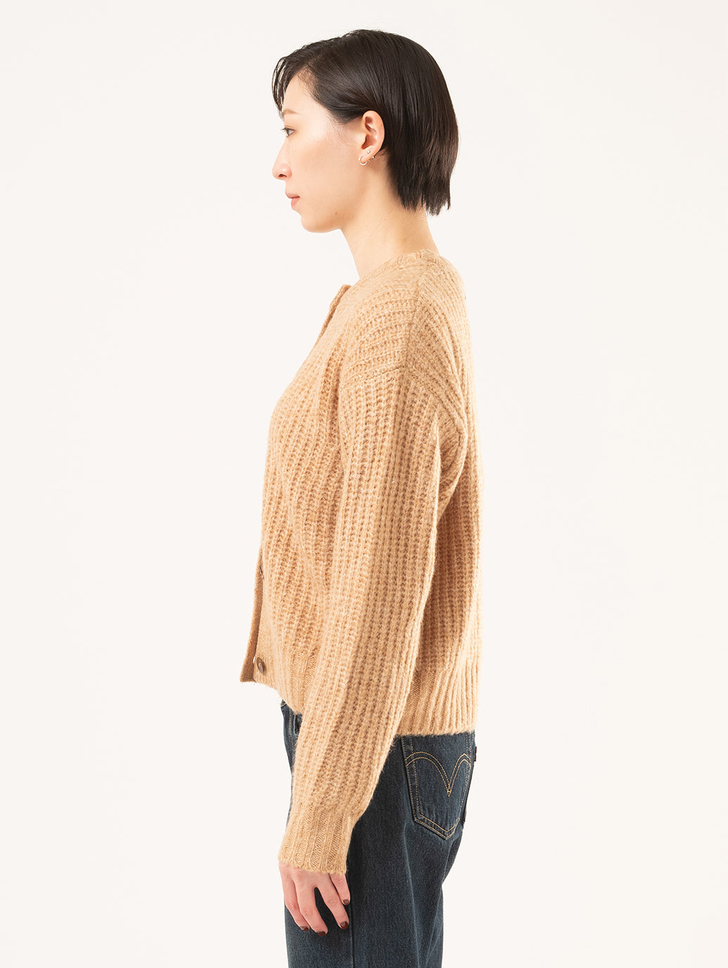 カーディガン tan Dalton Zip Cardigan – USA KOOKAÏ