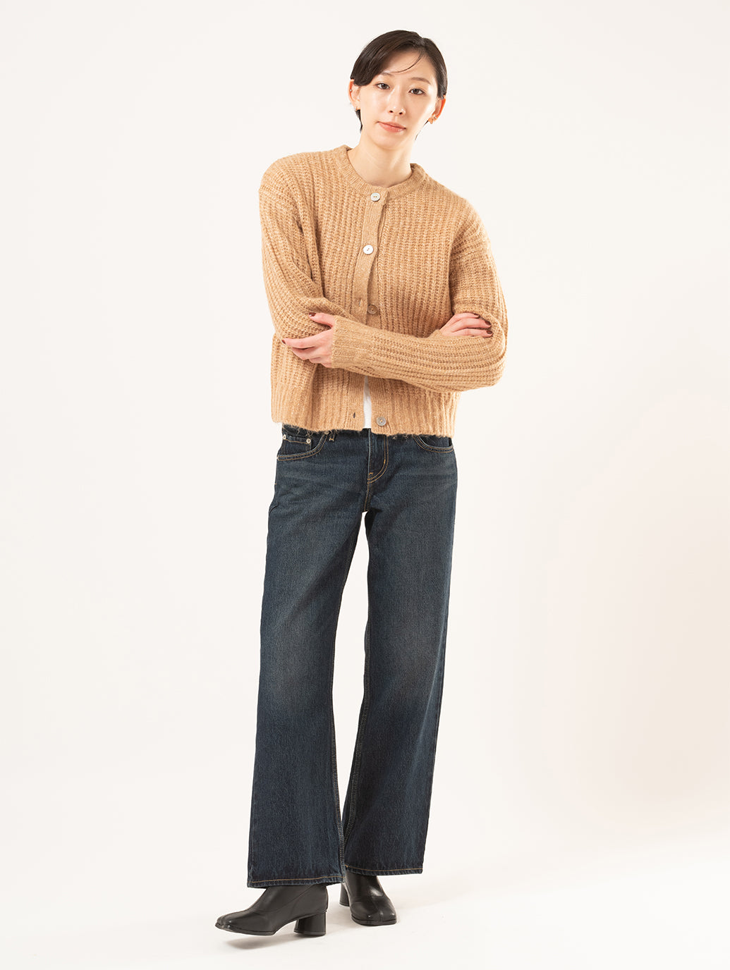 ルナシェルボタン カーディガン