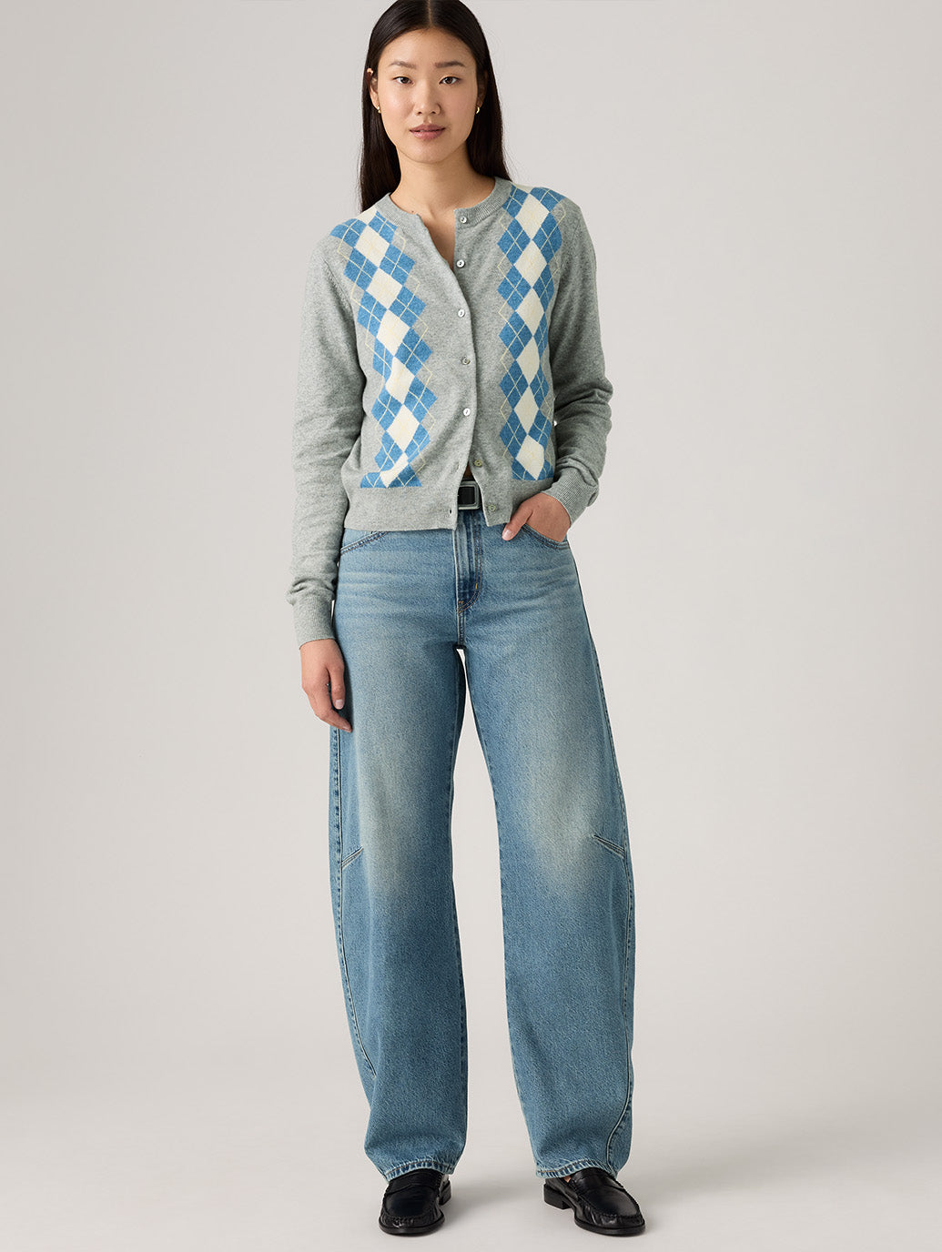 BAGGY DAD バレルジーンズ