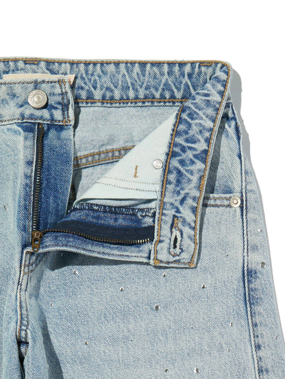 BAGGY DAD バレルジーンズ ライトインディゴ