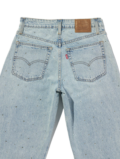 BAGGY DAD バレルジーンズ ライトインディゴ