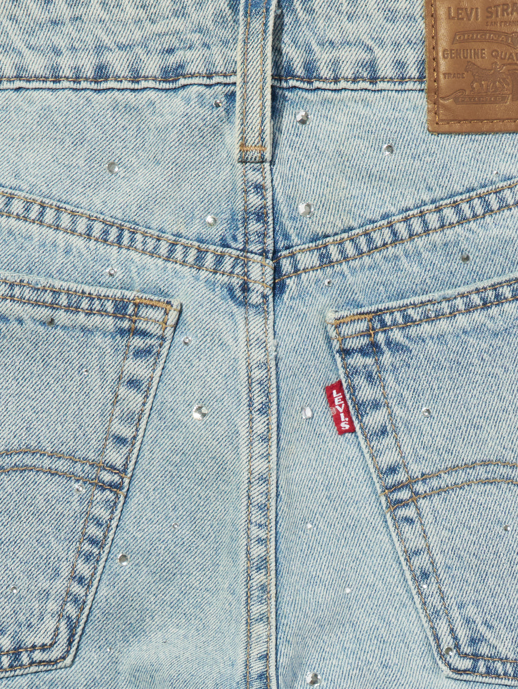 BAGGY DAD バレルジーンズ ライトインディゴ