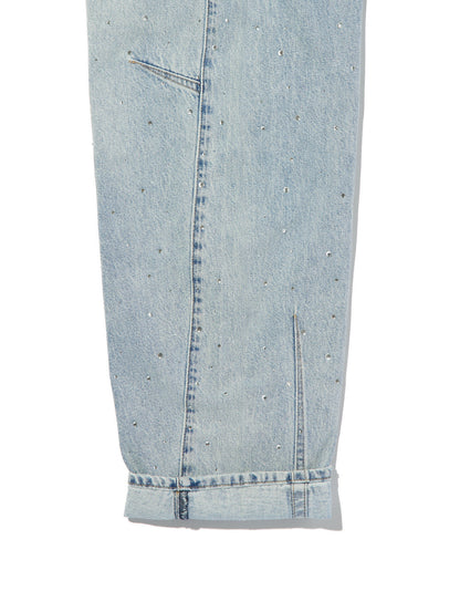 BAGGY DAD バレルジーンズ ライトインディゴ