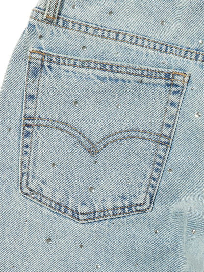 BAGGY DAD バレルジーンズ ライトインディゴ