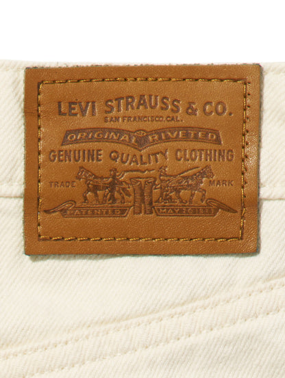 BAGGY DAD バレルジーンズ ホワイト