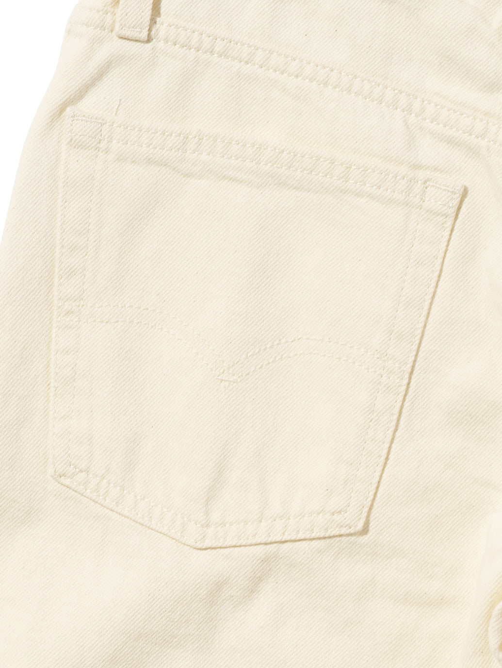 BAGGY DAD バレルジーンズ ホワイト