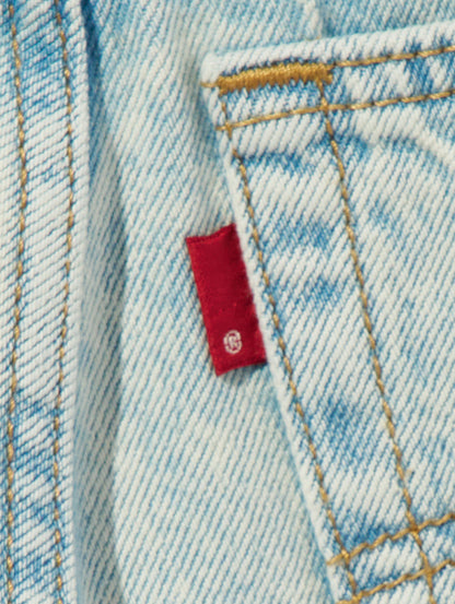 BAGGY DAD バレルジーンズ ライトインディゴ