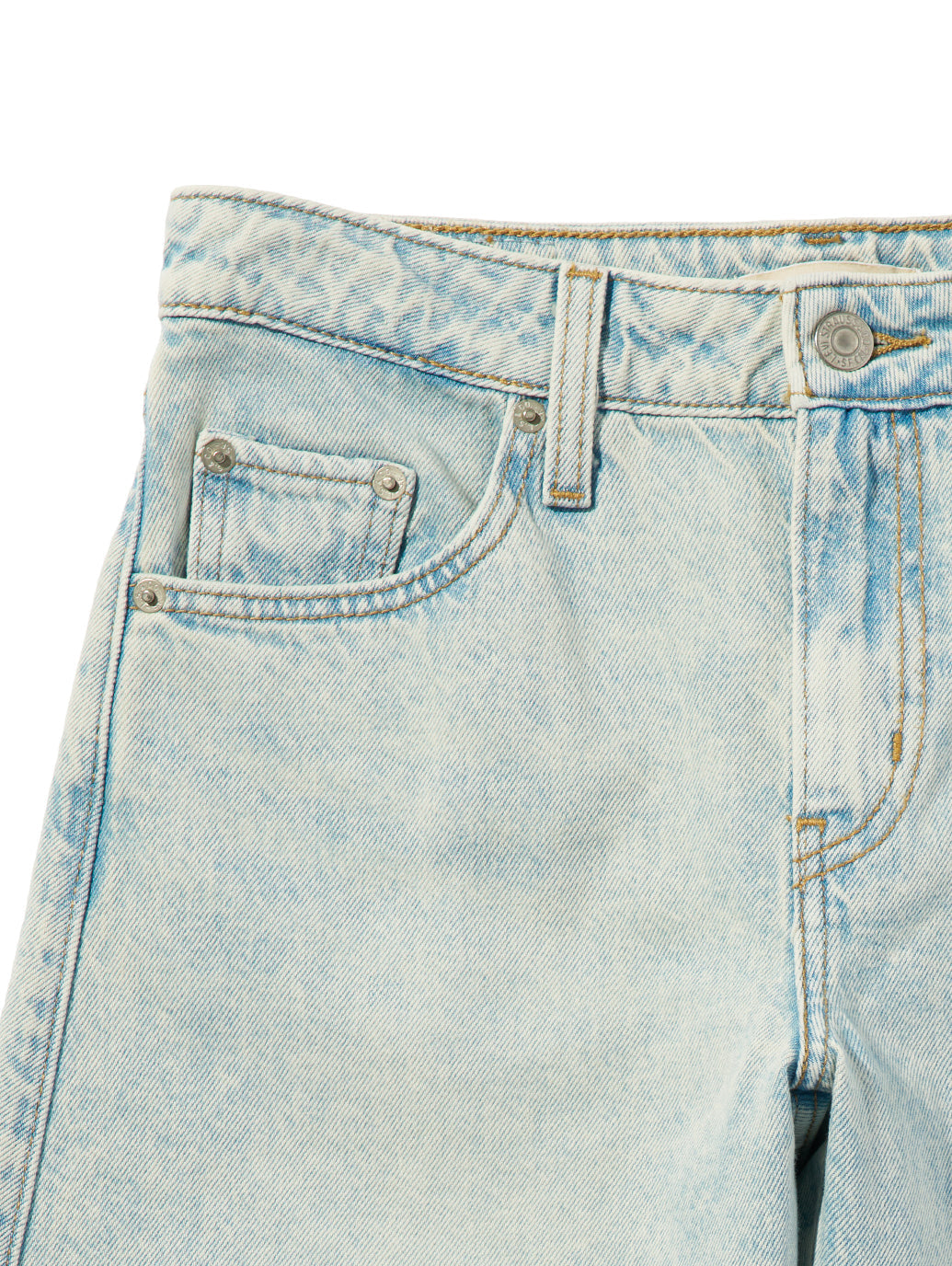 BAGGY DAD バレルジーンズ ライトインディゴ