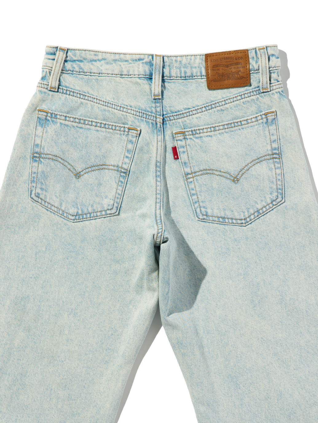 BAGGY DAD バレルジーンズ ライトインディゴ