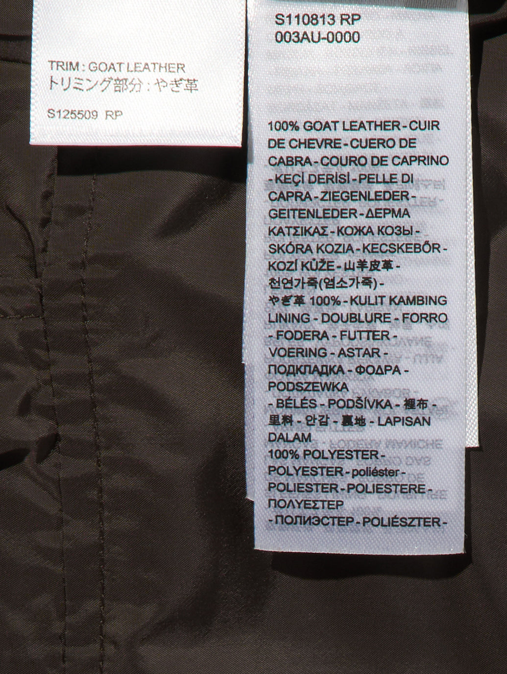 LEVI'S® LEATHER COLLECTION CLAYTON LEATHER AVIATOR JACKET