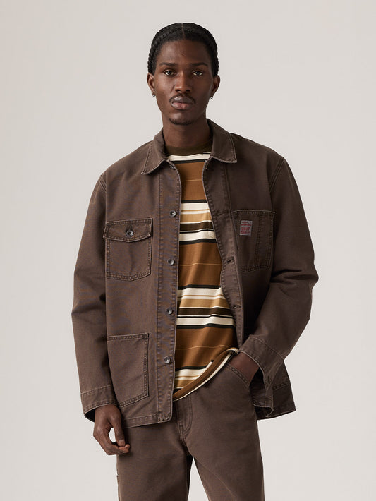 WORKWEAR ベーカリーチョアジャケット ブラウン