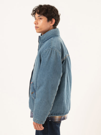 BRIGGS ショートパファージャケット インディゴブルー