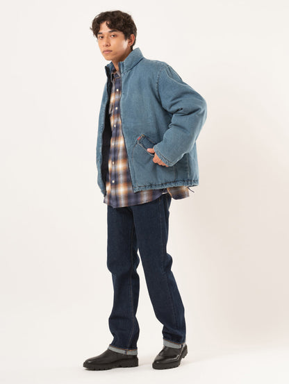 BRIGGS ショートパファージャケット インディゴブルー