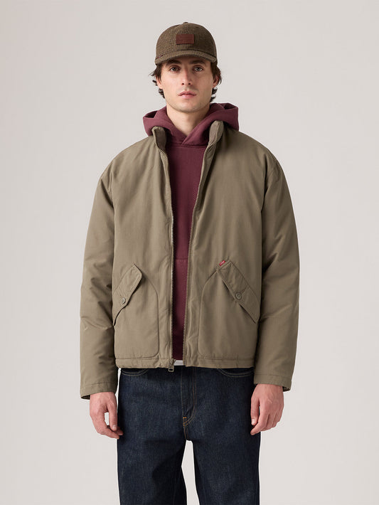 BRIGGS ショートパファージャケット カーキ