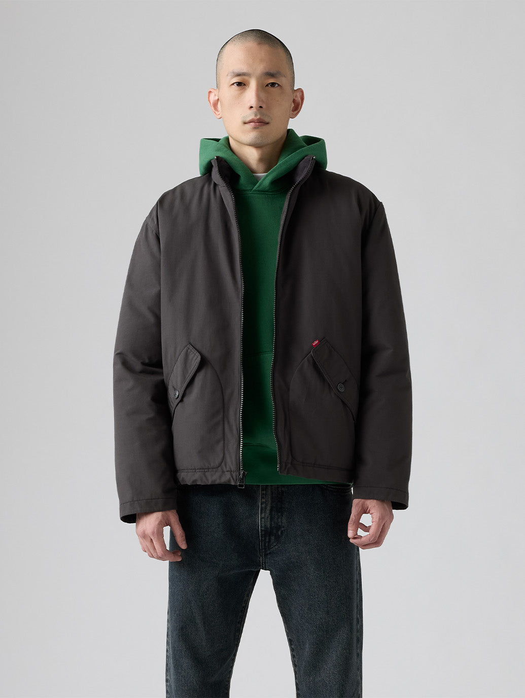 BRIGGS ショートパファージャケット ブラック