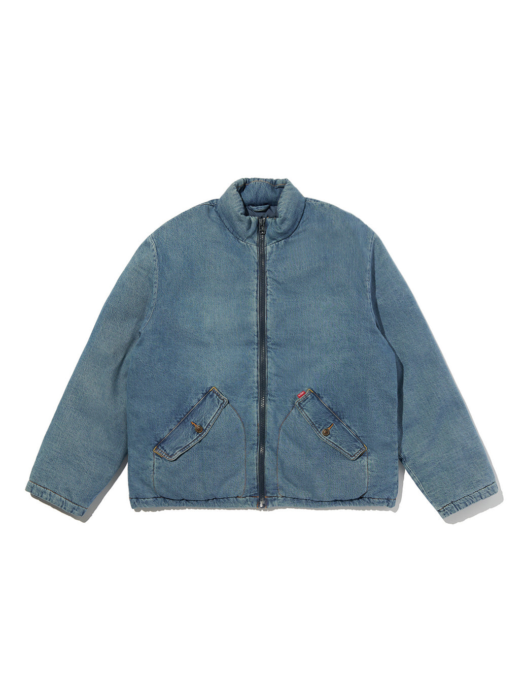 BRIGGS ショートパファージャケット インディゴブルー