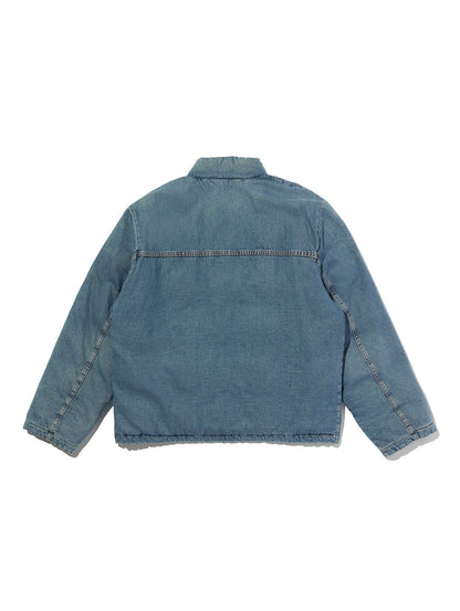 BRIGGS ショートパファージャケット インディゴブルー