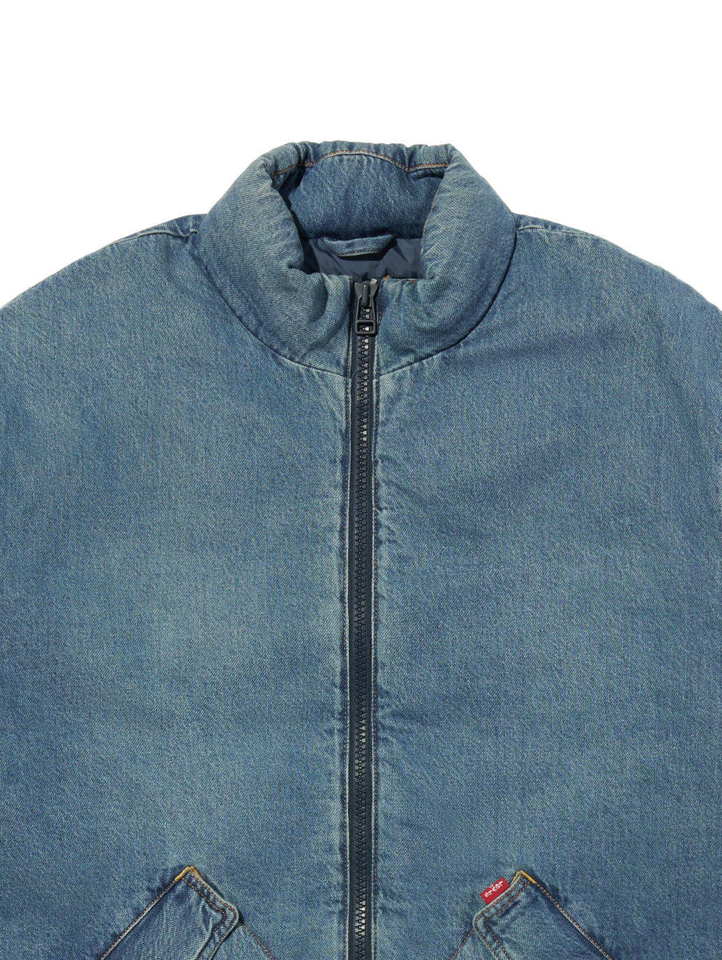 BRIGGS ショートパファージャケット インディゴブルー