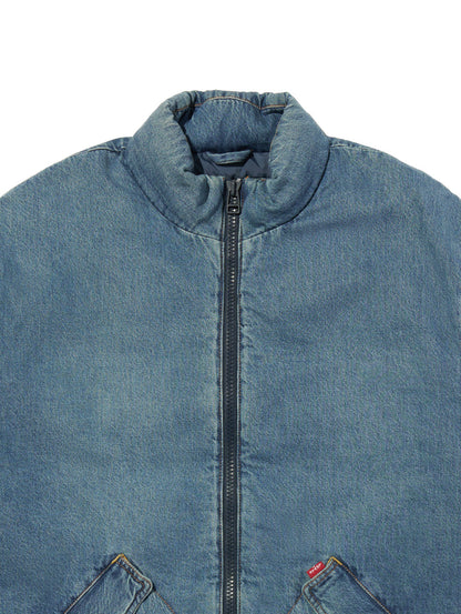 BRIGGS ショートパファージャケット インディゴブルー