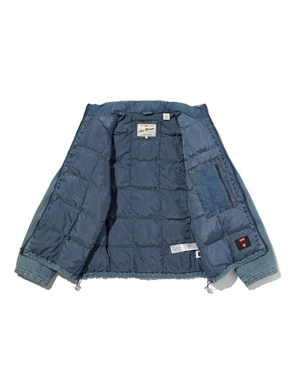 BRIGGS ショートパファージャケット インディゴブルー