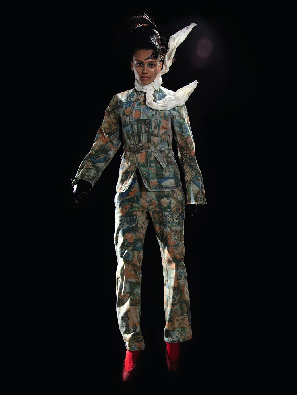 LEVI’S® x KIKO KOSTADINOV カリーナ フレア プリント ジーンズ