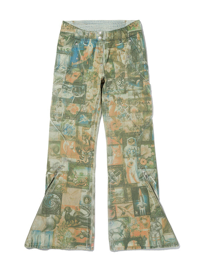 LEVI’S® x KIKO KOSTADINOV カリーナ フレア プリント ジーンズ