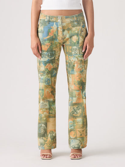 LEVI’S® x KIKO KOSTADINOV カリーナ フレア プリント ジーンズ