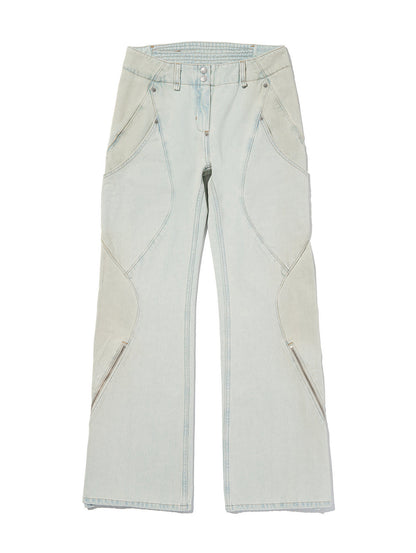 LEVI’S® x KIKO KOSTADINOV カリーナ フレア ジーンズ ライトインディゴ