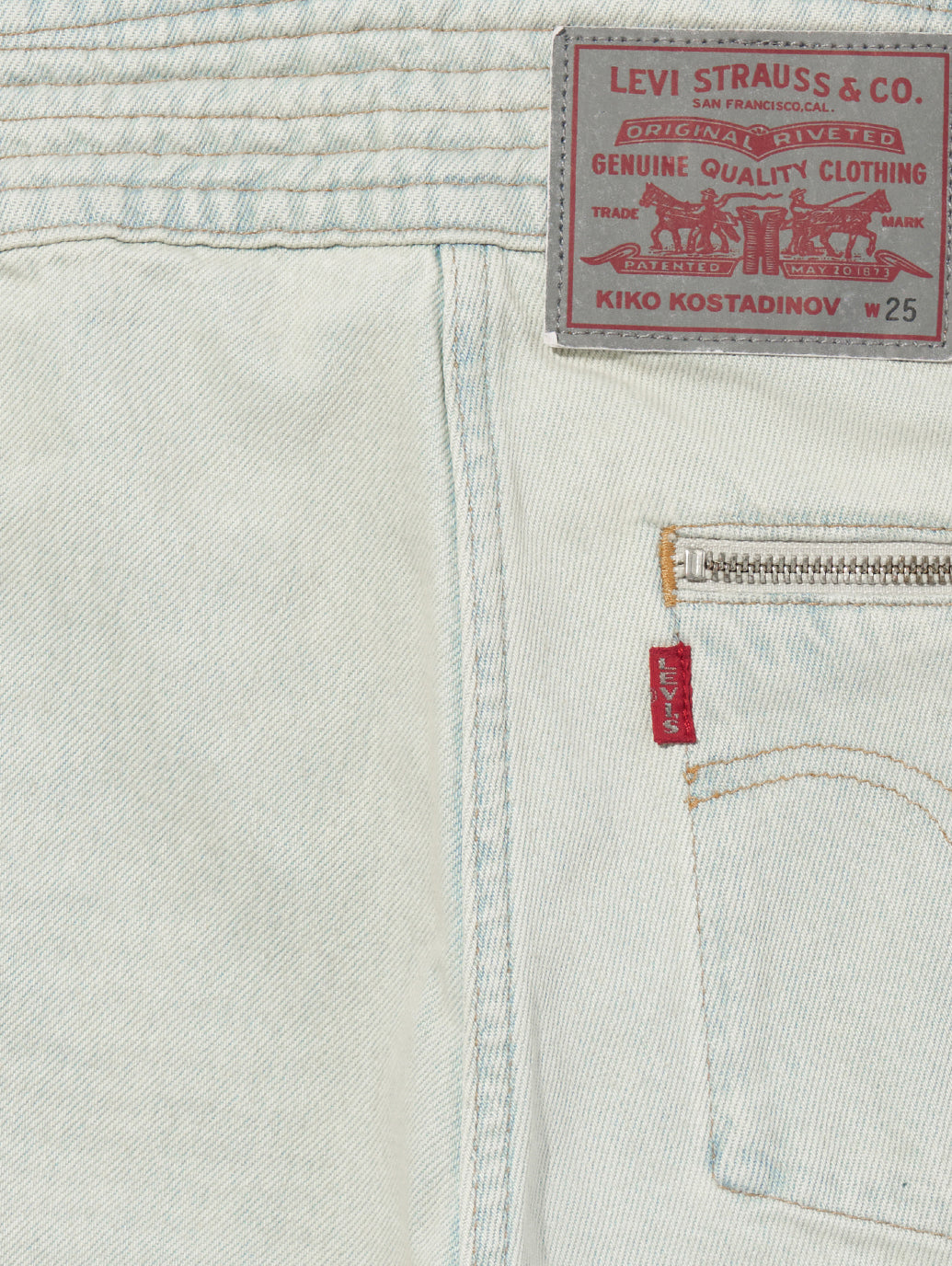 LEVI’S® x KIKO KOSTADINOV カリーナ フレア ジーンズ ライトインディゴ