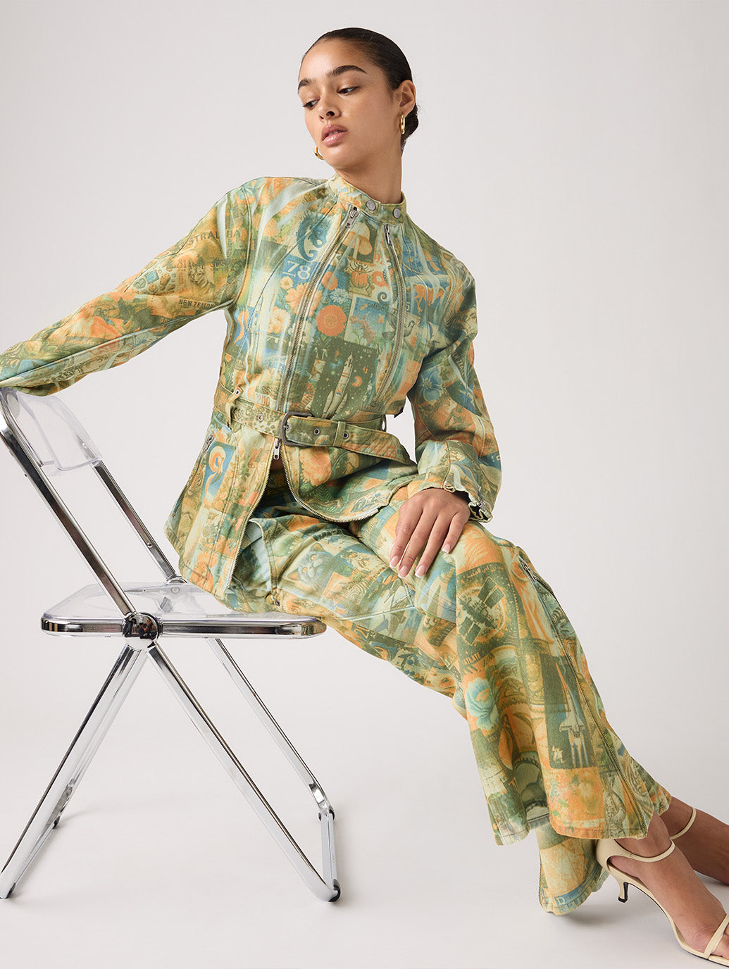 LEVI’S® x KIKO KOSTADINOV カリーナ ウェイステッド プリント ジャケット