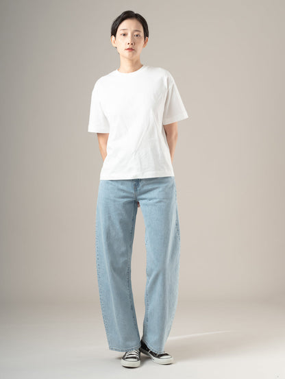 BLUETAB™ バレルジーンズ ライトインディゴ