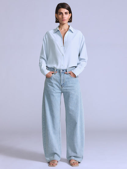 BLUETAB™ バレルジーンズ ライトインディゴ