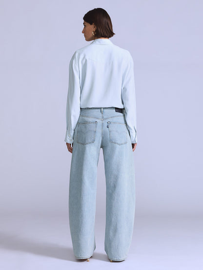 BLUETAB™ バレルジーンズ ライトインディゴ