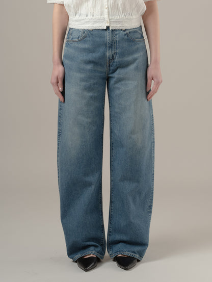 BLUETAB™ バレルジーンズ ミディアムインディゴ MADE IN JAPAN