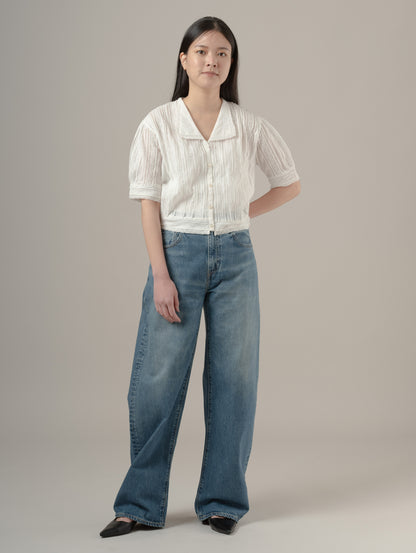 BLUETAB™ バレルジーンズ ミディアムインディゴ MADE IN JAPAN