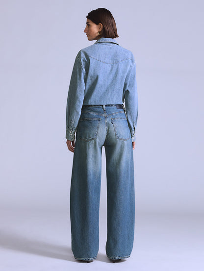 BLUETAB™ バレルジーンズ ミディアムインディゴ MADE IN JAPAN