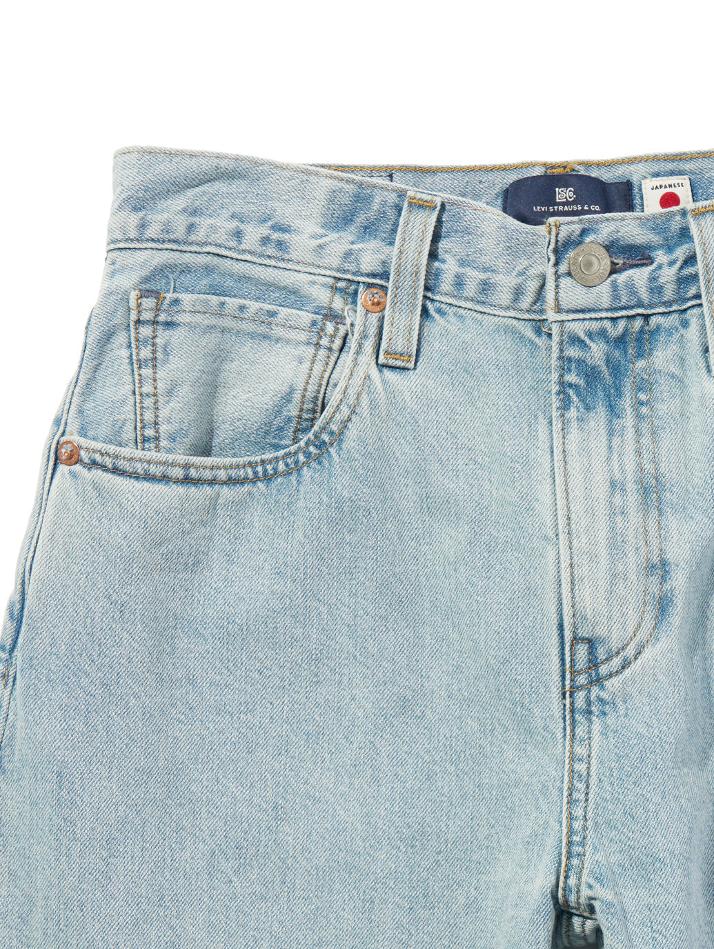 BLUETAB™ バレルジーンズ ライトインディゴ