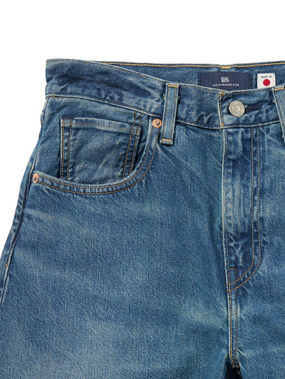 BLUETAB™ バレルジーンズ ミディアムインディゴ MADE IN JAPAN