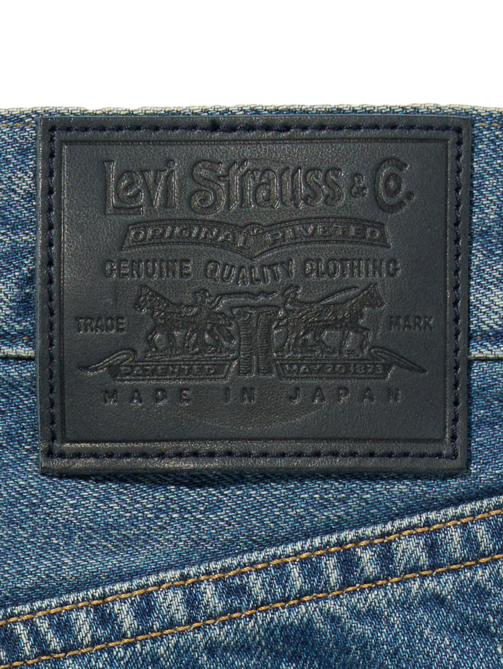 BLUETAB™ バレルジーンズ ミディアムインディゴ MADE IN JAPAN