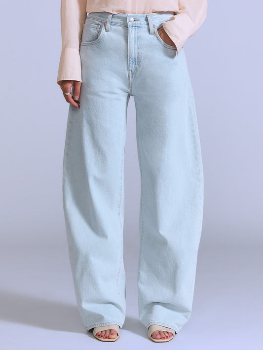 BLUETAB™ DROP バレルジーンズ ライトインディゴ