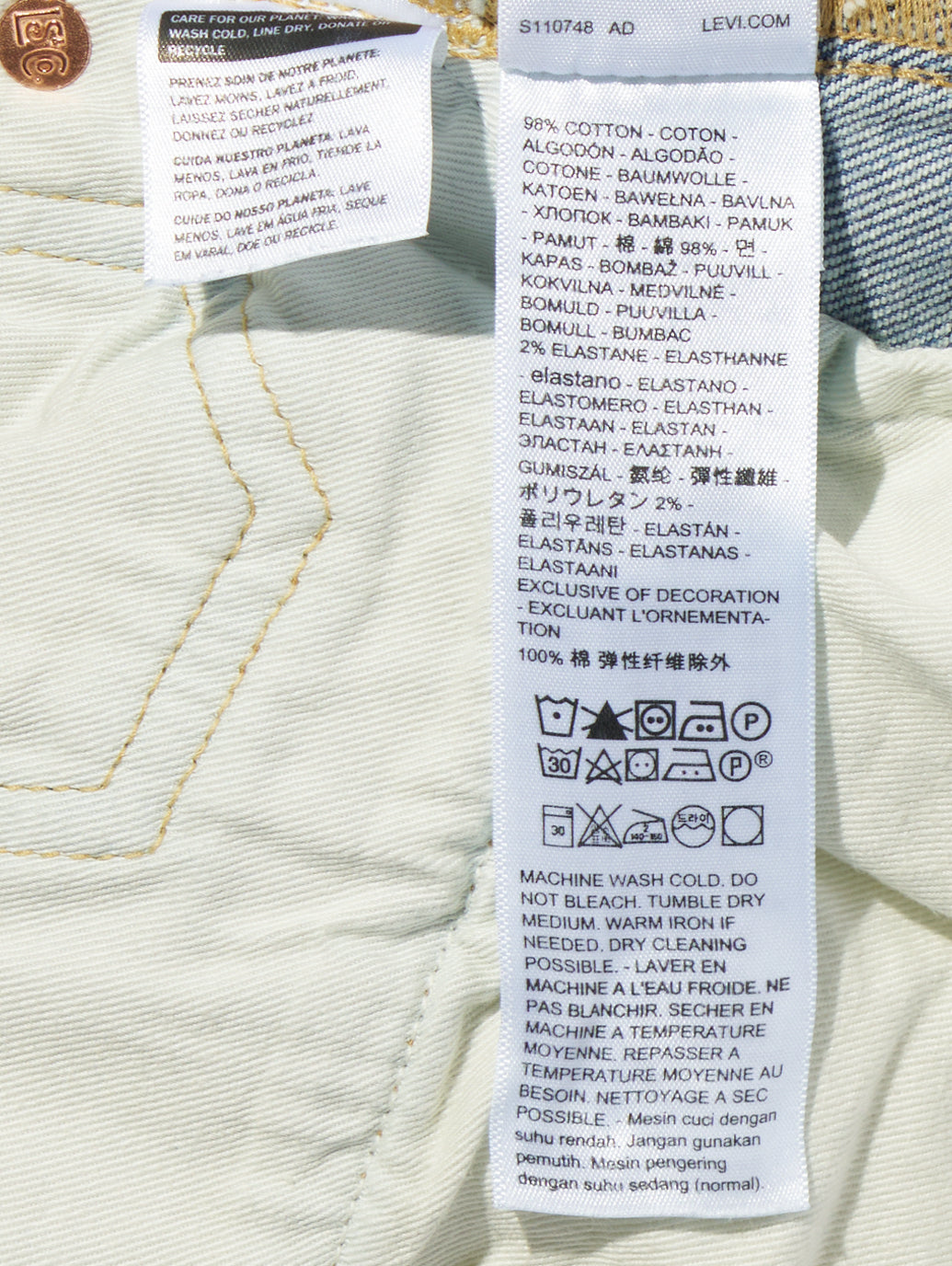 BLUETAB™ Beauジーンズ ミディアムインディゴ MADE IN JAPAN