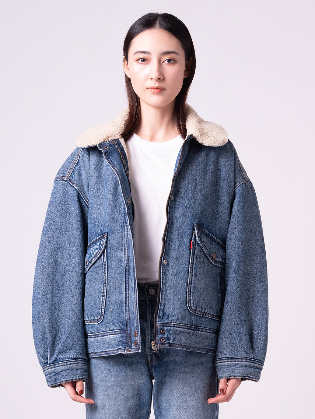 シェルパ ボンバージャケット