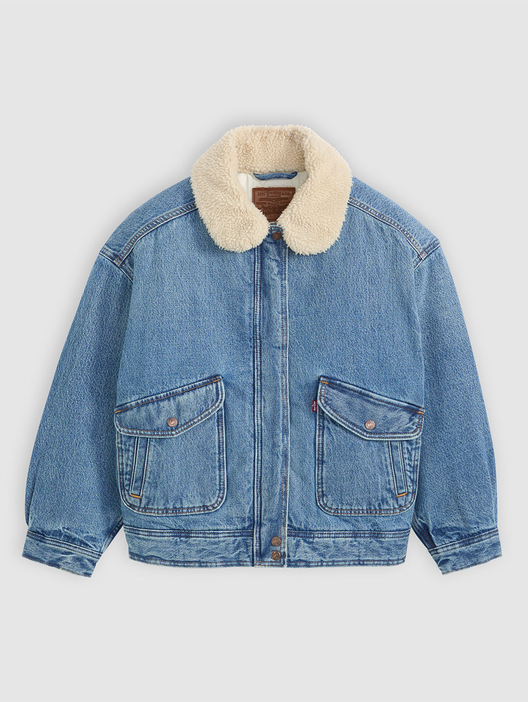   ジョングク着用 リバーシブルシェルパボンバージャケット Calvin Klein ジョングク着用 リバーシブルシェルパボンバー