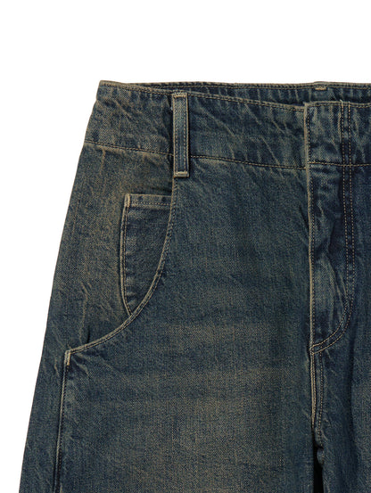 BLUETAB™ MOTO ジーンズ ダークインディゴ