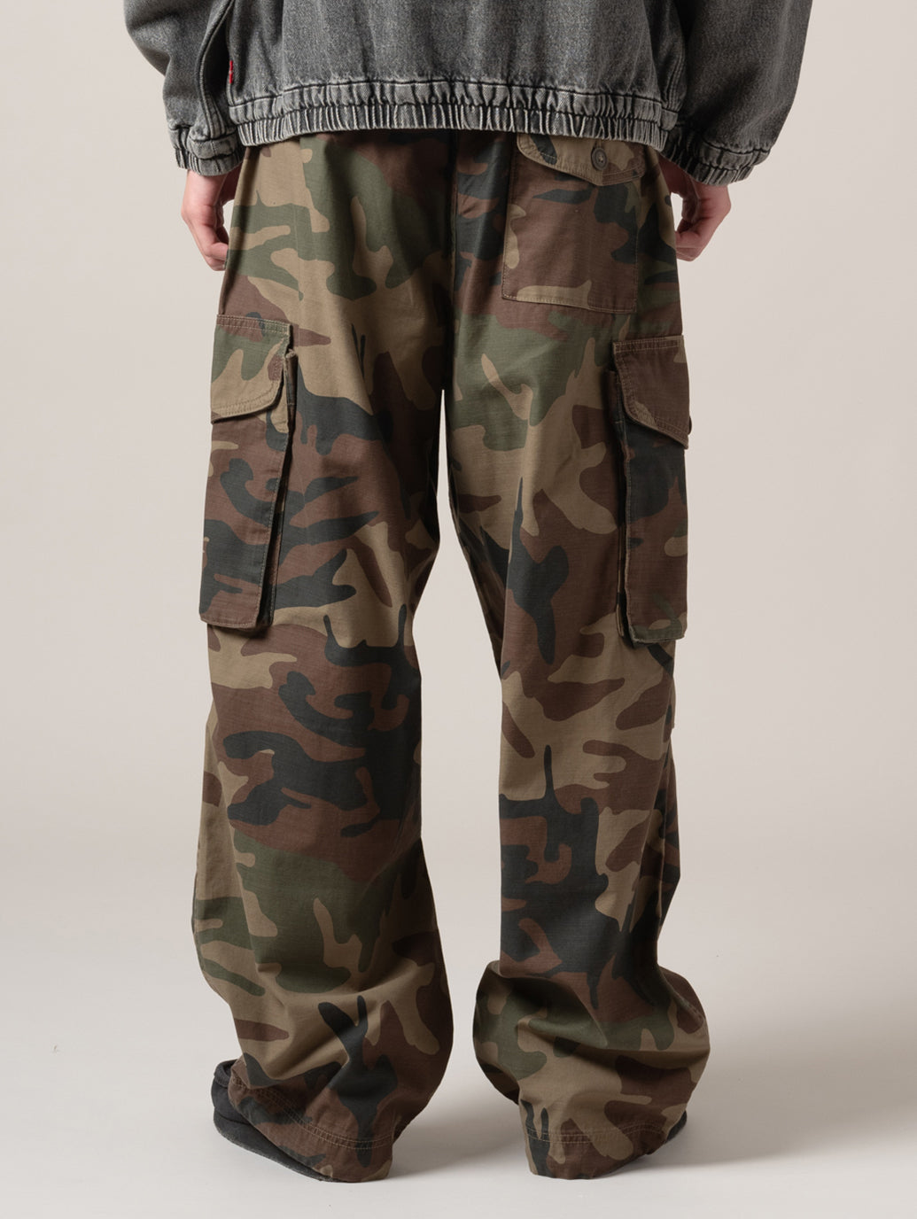 ヨギーサンクチュアリ レイヤードシカダパンツ TA TUXEDO FLAP SIDE TUCK PANTS(S BLACK): Vintage｜Special Price