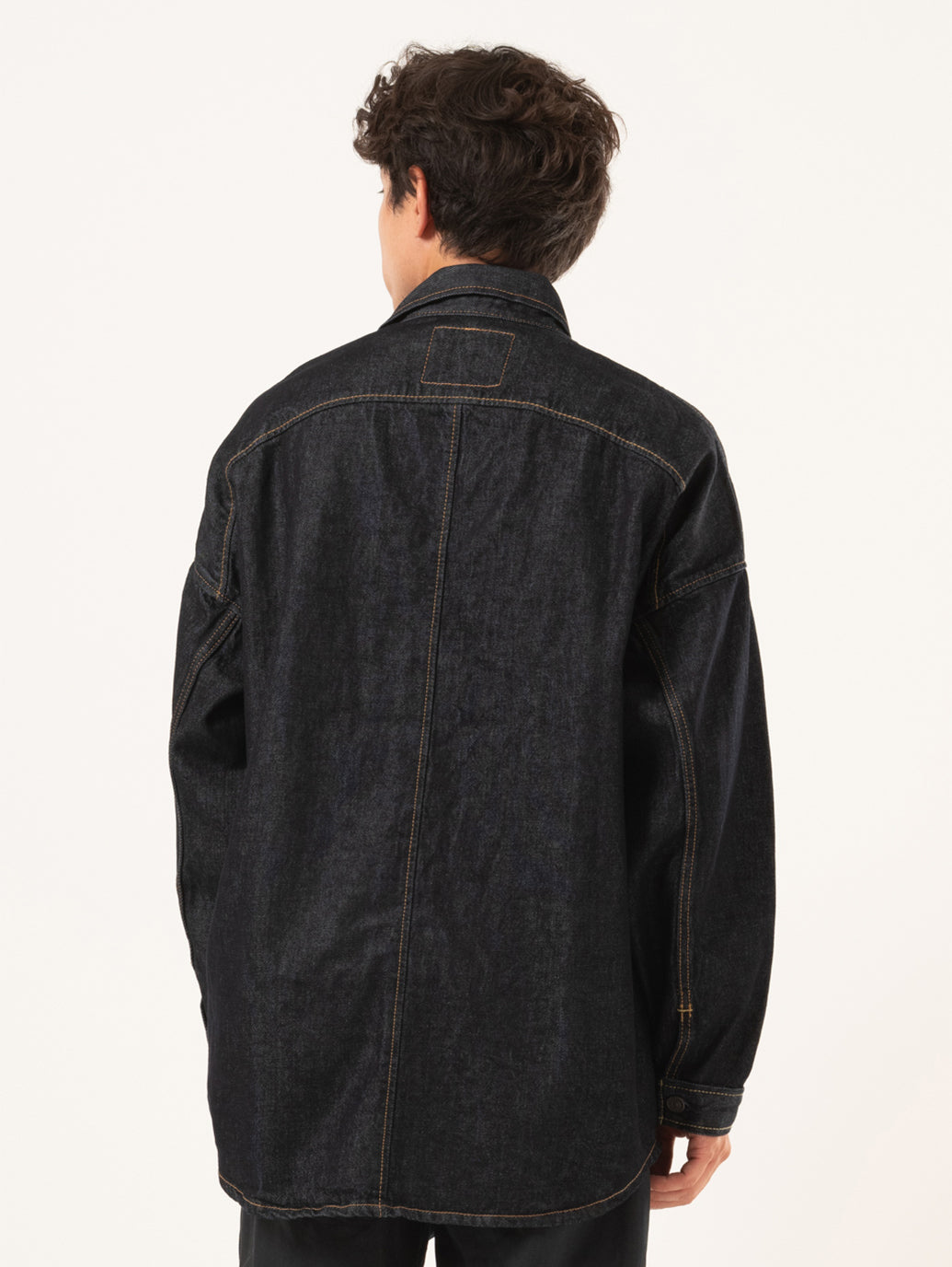 TWISTED シャツジャケット ダークインディゴ