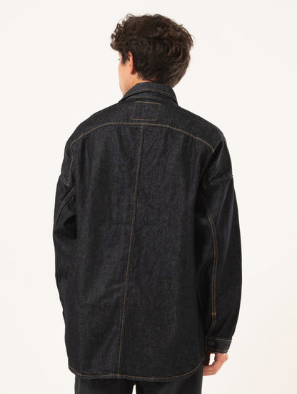 TWISTED シャツジャケット ダークインディゴ