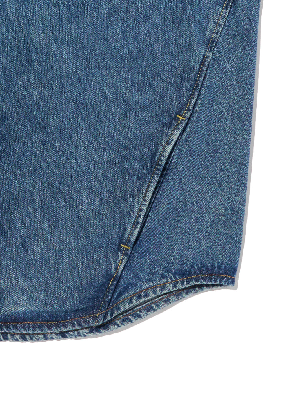 TWISTED シャツジャケット インディゴブルー