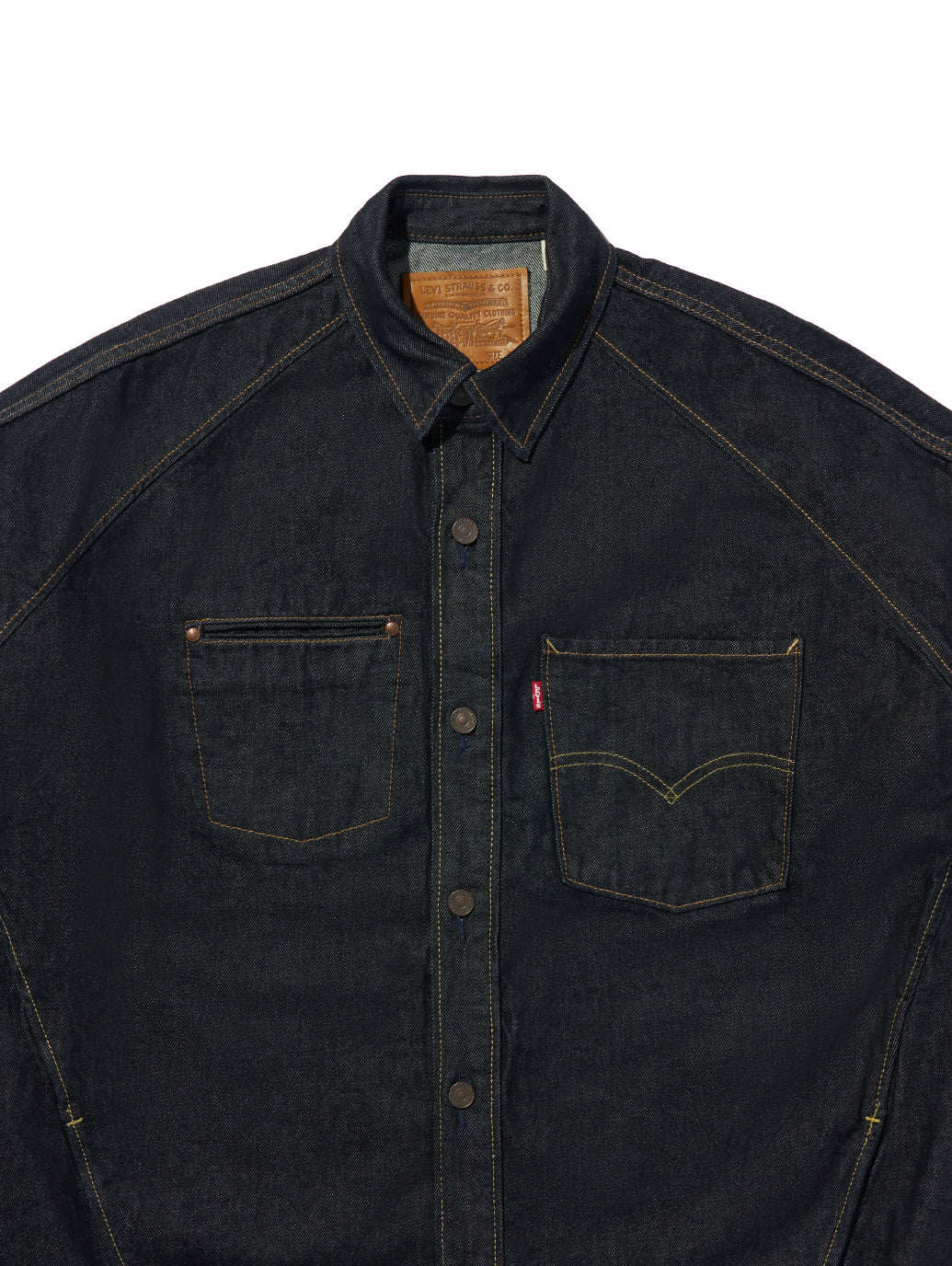 TWISTED シャツジャケット ダークインディゴ