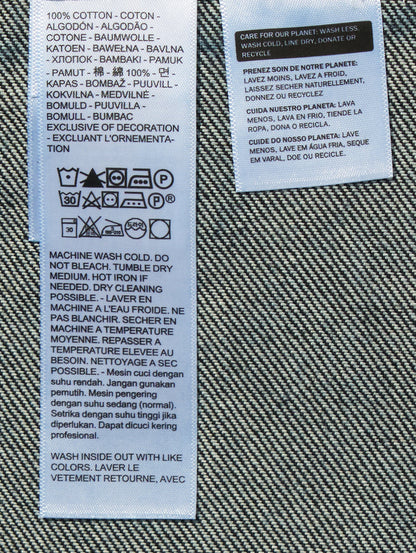 TWISTED シャツジャケット ダークインディゴ